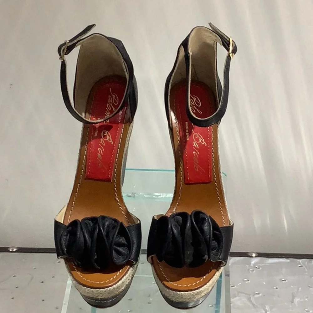 Paloma Barcelo’ Espadrille Vero Cuoio Wedge Sandals EU 41 / US 8 - 8.5